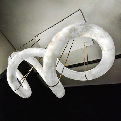 Gabriel Alabaster Chandelier Light
