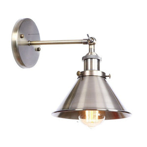 Viviane Wall Lamp - Light Gold Wide Cone / 4W - Level Decor
