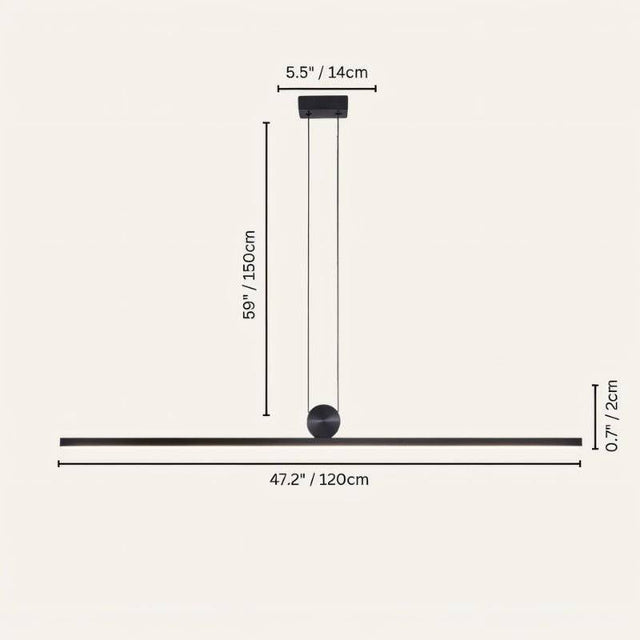 Strut Pendant Light
