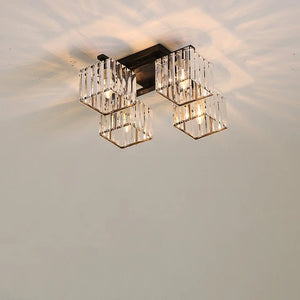 Adelina Ceiling Light - Black / 4 Lights - 19.7" x 7.9" / 50cm x 20cm - 48W - Level Decor