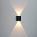 Erlöschen Wall Lamp - Black - 2.2" x 3" x 1.3" / 5.6cm x 7.7cm x 3.4cm - 2W / Warm White (2700-3500K) - Level Decor