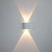 Erlöschen Wall Lamp - White - 2.2" x 3" x 1.3" / 5.6cm x 7.7cm x 3.4cm - 2W / Warm White (2700-3500K) - Level Decor