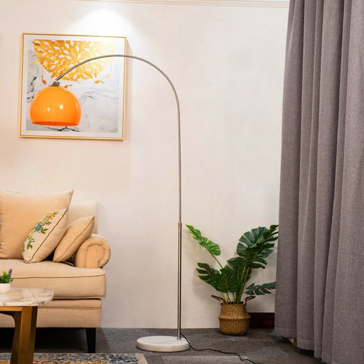 Ingrid Floor Lamp - Orange / 35.4" x 72.8" / 90cm x 185cm - Level Decor