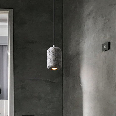 Hugo Pendant Light - Gray / 3.9" x 6.3" / 10cm x 16cm - Level Decor