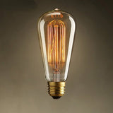 Rustic Forge Pendant Light - Bulb / 9.8" x 6.3" / 25cm x 16cm - Level Decor