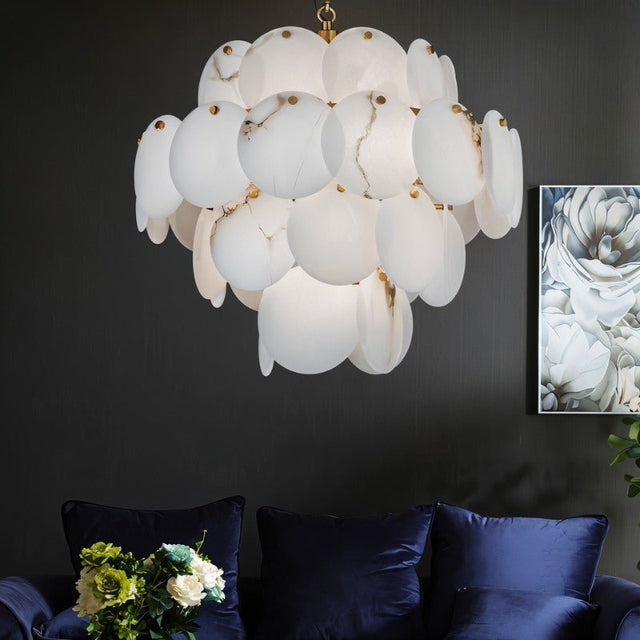 Bouclé Chandelier