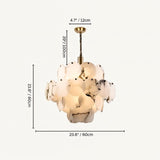Bouclé Chandelier