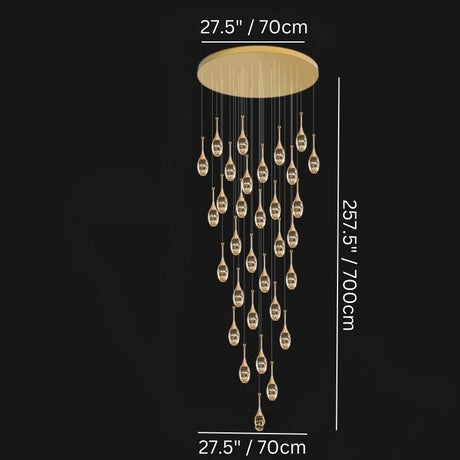 Luminique Cascade Chandelier