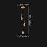 Luminique Cascade Chandelier