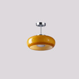 Elias Ceiling Light - B - Chrome Body - Yellow / Warm White / 11.0" x 9.8" / 28cm x 25cm - Level Decor