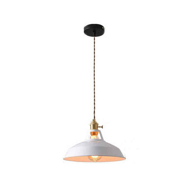 Sofia Pendant Light - White / 10.5" x 8" / 27cm x 20cm - Level Decor