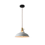 Sofia Pendant Light - Light Grey / 10.5" x 8" / 27cm x 20cm - Level Decor
