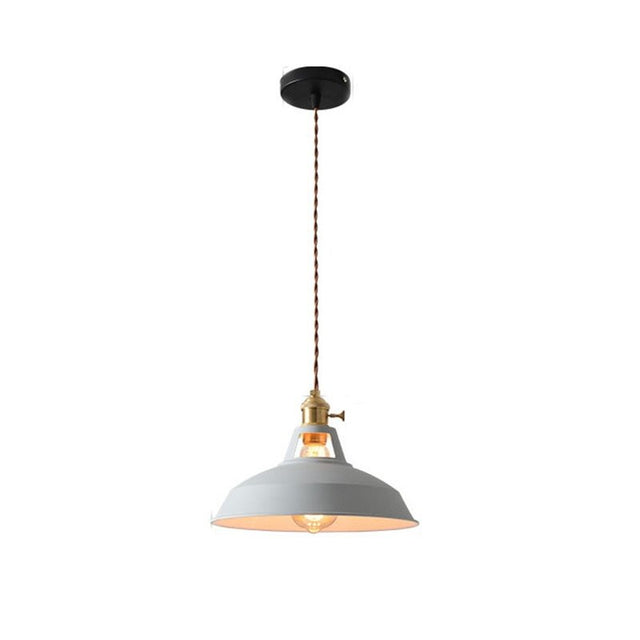 Sofia Pendant Light - Light Grey / 10.5" x 8" / 27cm x 20cm - Level Decor