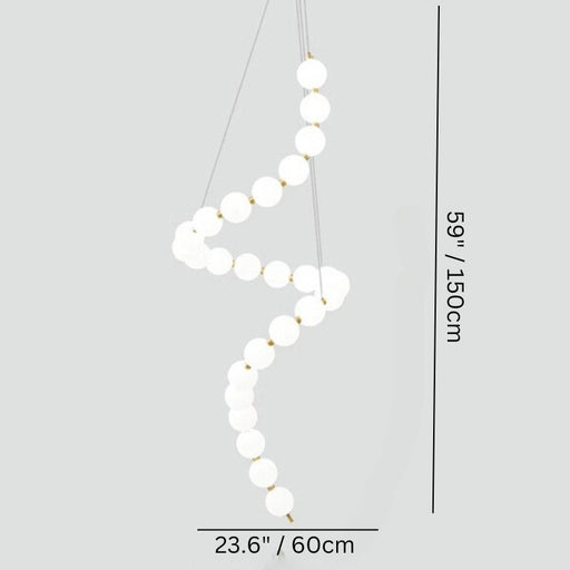 Luxara Chandelier - 59" x 23.6" / 150 x 60cm / 150W / Warm White 3000K - Level Decor