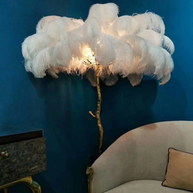 Estelle Floor Lamp - White / Small - 25.5" x 31.5″ / 65cm x 80cm - Level Decor