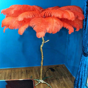 Estelle Floor Lamp - Orange / Small - 25.5" x 31.5″ / 65cm x 80cm - Level Decor