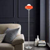 Cosette Floor Lamp - Orange / Warm White / 11" x 61" / 28cm x 155cm - Level Decor