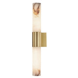 Cielo Alabaster Wall Sconce - Brass - Level Decor
