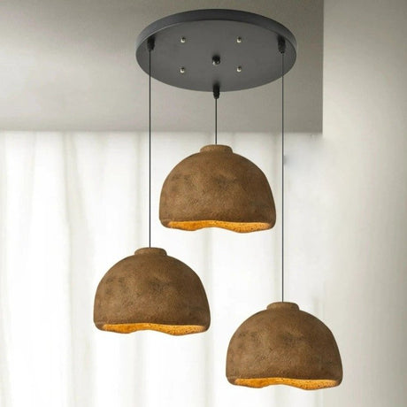 Sylvana Pendant Light - C - Brown - 13.8" / 35cm / Cool White - No Remote - Level Decor