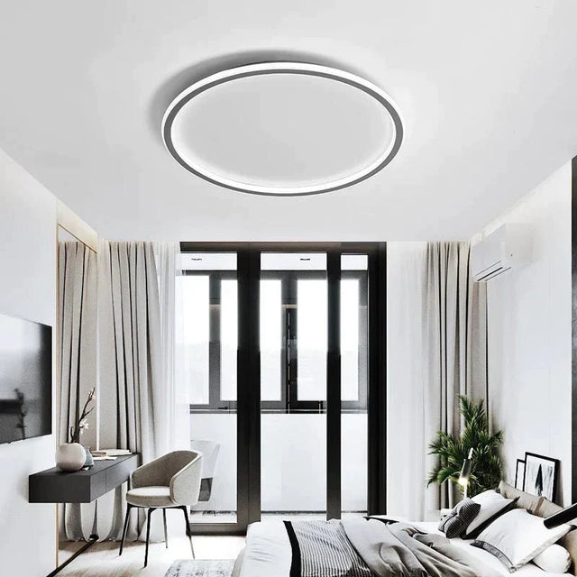 Lysia Ceiling Light - White - 11.8" / 30cm - 25W / Cold white - Level Decor