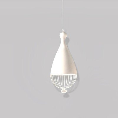 Amélie Pendant Light - A - White - Small - 6.3" x 20.5" / 16cm x 52cm - Level Decor