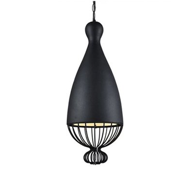 Amélie Pendant Light - A - Black - Medium - 10.2" x 28" / 26cm x 71cm - Level Decor
