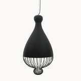 Amélie Pendant Light - A - Black - Large - 15" x 33.5" / 38cm x 85cm - Level Decor