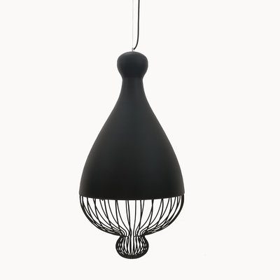 Amélie Pendant Light - A - Black - Large - 15" x 33.5" / 38cm x 85cm - Level Decor
