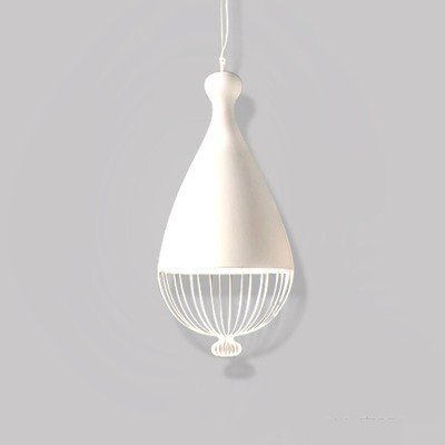 Amélie Pendant Light - A - White - Medium - 10.2" x 28" / 26cm x 71cm - Level Decor