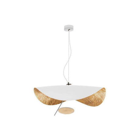 Emilia Pendant Light - White - 1 Light - 15.7" / 40cm / Warm Light - Level Decor