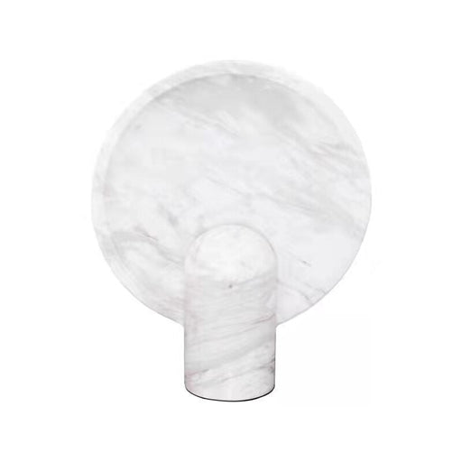 Physikos Table Lamp - White / Travertine / 12"x14.2" / 30cm x 36cm - Level Decor