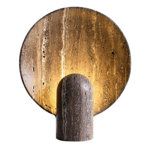 Physikos Table Lamp - Brown / Travertine / 12"x14.2" / 30cm x 36cm - Level Decor