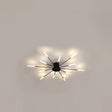 Pinnacle Chandelier - 12 Heads - Black - 31.5" x 2.8" / 80cm x 7cm - 24W - Level Decor