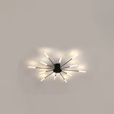 Pinnacle Chandelier - 12 Heads - Black - 31.5" x 2.8" / 80cm x 7cm - 24W - Level Decor