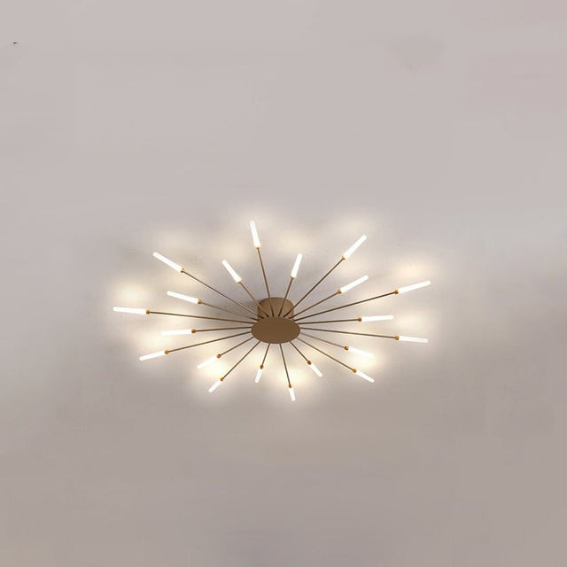 Pinnacle Chandelier - 20 Heads - Gold - 41.3" x 2.8" / 105cm x 7cm - 40W - Level Decor