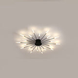 Pinnacle Chandelier - 20 Heads - Black - 41.3" x 2.8" / 105cm x 7cm - 40W - Level Decor