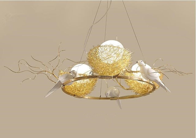 Gabriel Chandelier - I - 23.6" x 19.7" / 60cm x 50cm / 51-60W / Gold - Level Decor
