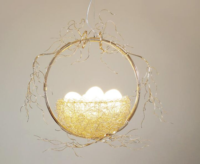 Gabriel Chandelier - L - 27.6" x 15.7" x 19.7" / 70cm x 40cm x 50cm / 51-60W / Gold - Level Decor