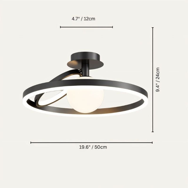 Zwaagwesteinde Ceiling Light