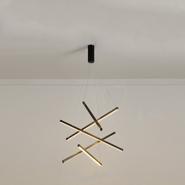 Isidore Chandelier - 5 Heads - Black - 31.5" / 80cm - 60W / Warm White (3000K) - Level Decor