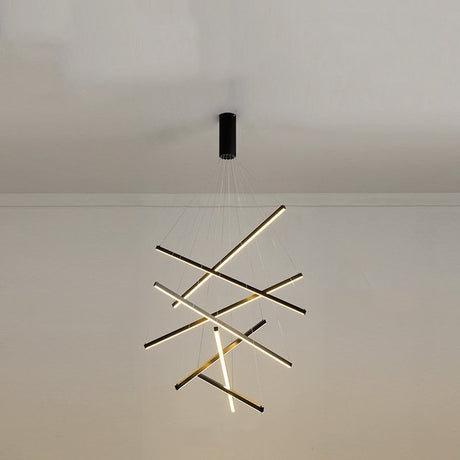 Isidore Chandelier - 7 Heads - Black - 39.4" / 100cm - 100W / Warm White (3000K) - Level Decor