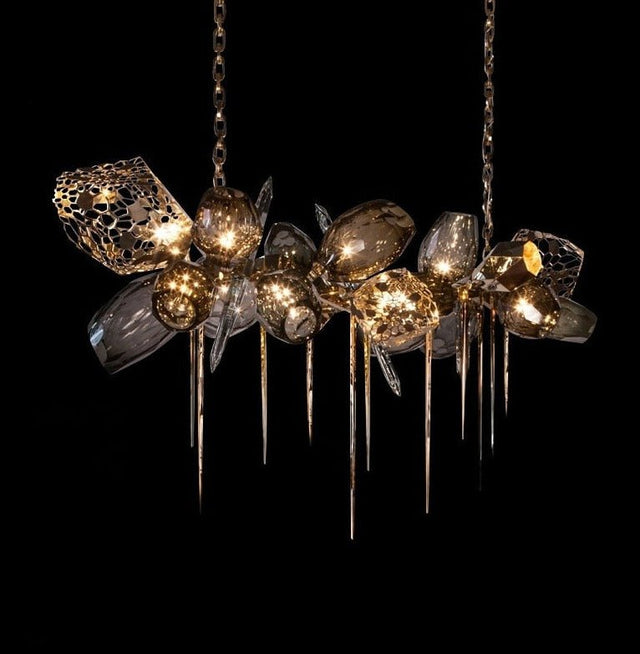 Konstantin Chandelier - B - 31.5" x 16.9 x 29.5" / 80cm x 42cm x 75cm - 162W - Level Decor