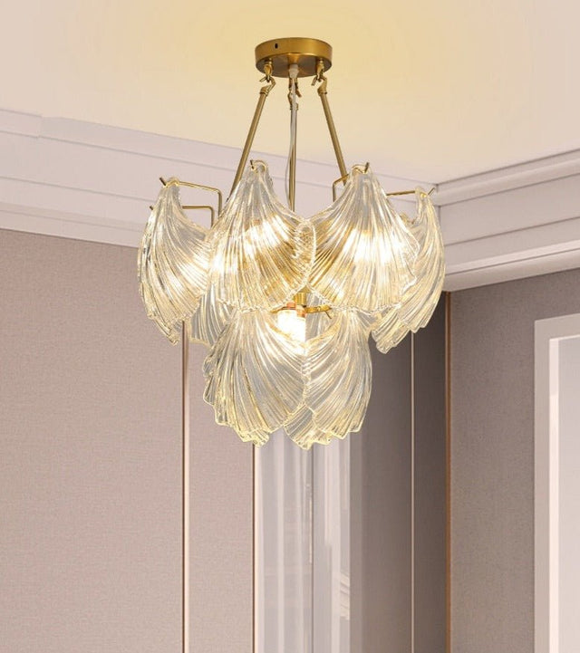 Kyros Chandelier - Round B -19.7" x 14.5" / 50cm x 37cm - 30W / Cool White Light - Level Decor