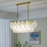 Kyros Chandelier - Rectangular A - 34.6" x 7.5" x 14.5" / 88cm x 19cm x 37cm - 40W / Cool White Light - Level Decor
