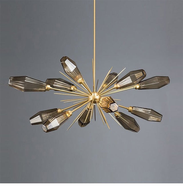 Kasimir Chandelier - 12 Heads - 23.6" x 16.9" / 60cm x 43cm - Level Decor