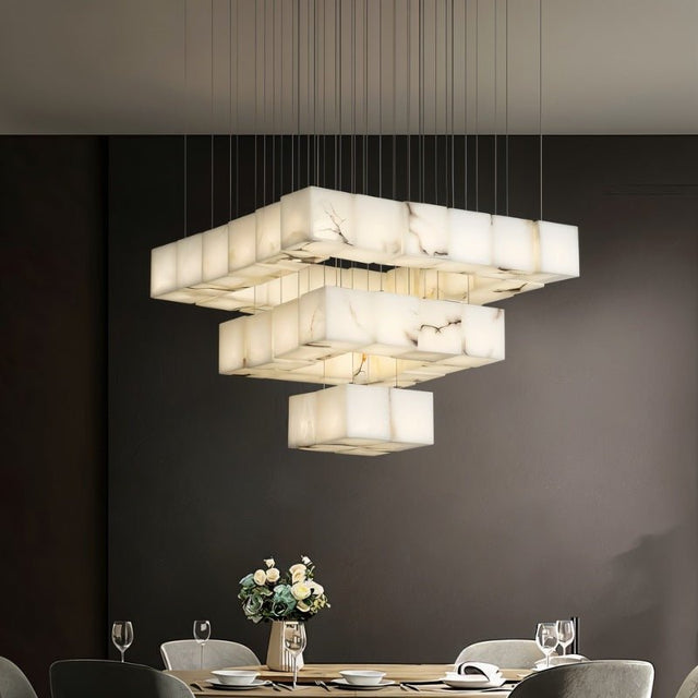 Ikat Chandelier
