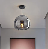 Solstice Ceiling Light - A - Black - 9.8" x 11.4" / 25cm x 29cm / Cold White - Level Decor