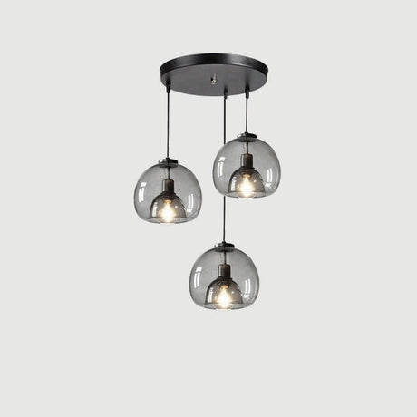 Louis Pendant Light - 3 Heads - Round - 11.8" / 30cm - 15W / Warm White Light - Level Decor