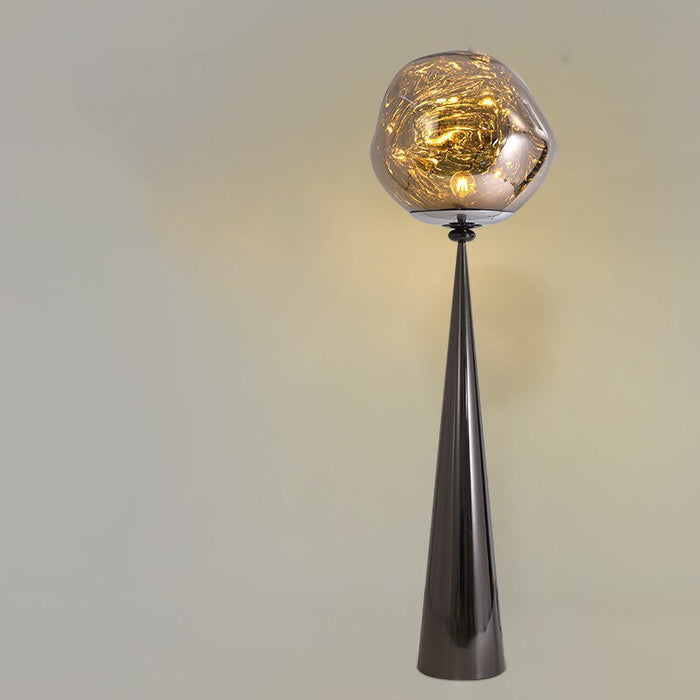 Ignatius Floor Lamp - Smoky Gray - 18.9" x 61" / 48cm x 155cm - Level Decor