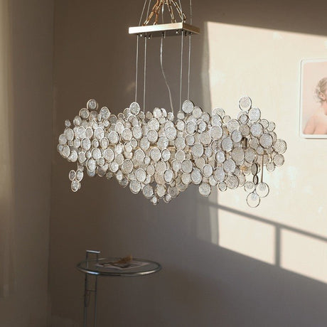 Linus Chandelier - A - 37.4" x 11.8" x 15" / 95cm x 30cm x 38cm / Color Adjustable (Remote Control) - Level Decor